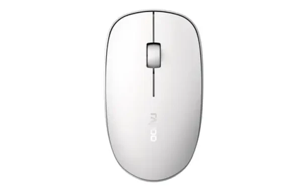 Rapoo M200 Silent Multi-mode bílá / bezdrátová optická myš / 1300 DPI / 2.4 Ghz / BT 3.0 a 4.0 / 3 tl. + kolečko (6940056181053)