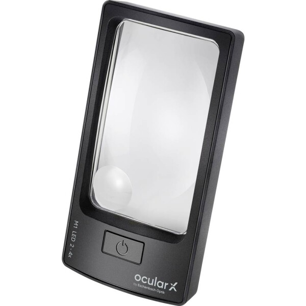Eschenbach XM0101, ocularX M1 ruční lupa zvětšení: 2 x, Velikost objektivu: (d x š) 114 mm x 70 mm