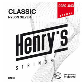 Henry’s HNSS Classic Nylon Silver - 0280“ - 043“