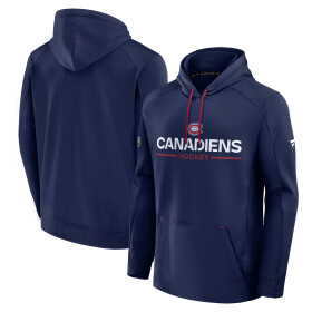 Fanatics Pánská mikina Montreal Canadiens NHL Authentic Pro Rink Poly Fleece POH Velikost: L
