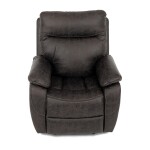 TV a relaxační křeslo s manuálním ovládáním, potah coffee látka v dekoru vintage