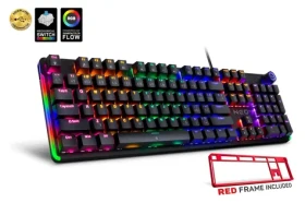 CONNECT IT NEO2 černo-červená / Mechanická klávesnice / CZ + SK layout / mechanické spínače / RGB / USB-A (CKB-3592-CS)
