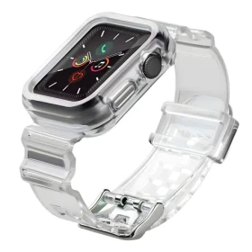 Hurtel Silikonový řemínek pro Apple Watch 40 mm černá / Řemínek / Silikon / Nastavitelný