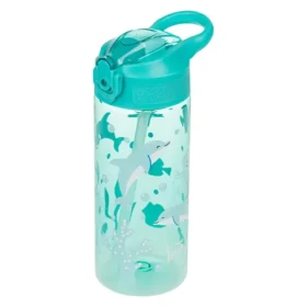 BAAGL Tritanová láhev na pití s brčkem Delfín 500 ml (A-35415)