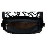 Stylová dámská koženková crossbody kabelka LB Ulma, černá