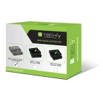 Techly HDMI audio extraktor černá / Toslink / RCA výstup / max. 1080p (IDATA-HDMI-EA)