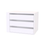 Nábytek Mikulík Skříň FLEXI 2 - 2x dveře dělené LTD ROZMĚR: (š/v/h) 220 x 220 x 65 cm