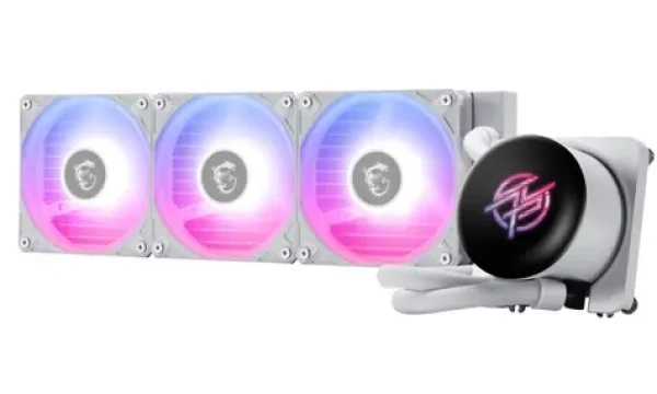 MSI MPG CoreLiquid P13 360 bílá / 3x 120mm ARGB / 20 dB @ 2050 RPM / 64.9 CFM / AMD (306-7ZWGA21-L80)