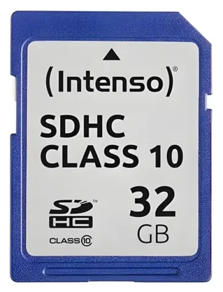 Intenso SDHC 32GB / Paměťová karta / Class 10 / čtení 20 MB/s / zápis 12 MB/s (3411480)