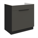Spodní skříňka pod dřez Aria 80 ZL 1S BB - Premium Box Barva korpusu: Dub artisan, Barva dvířek: BL - Black AFM