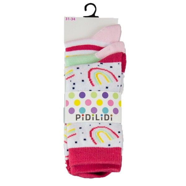 Ponožky dívčí - 3pack, Pidilidi, PD0126, Holka - 31-34