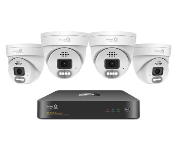 IGET HOMEGUARD HGNVK84804 - kamerový PoE set 2K NVR 8CH + 4x venkovní kamera se zvukem EDF_1049064