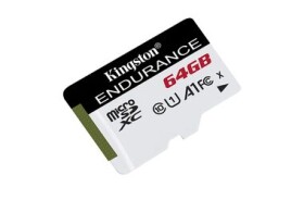 Kingston Endurance microSDXC 64GB bez adaptéru / UHS-I U1 / čtení: až 95MBs / zápis 45MBs (SDCE/64GB)