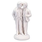 Dortisimo Svatební figurka Pár muži 13 cm