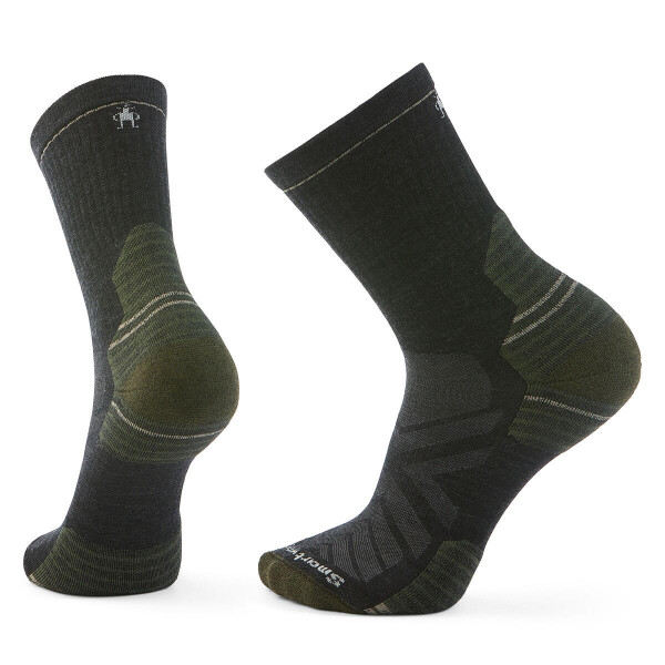 Unisex merino turistické ponožky SMARTWOOL Hike Targeted Cushion Mid Crew Socks, Charcoal velikost: 42-45 (L)