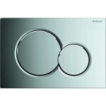 GEBERIT - Duofix Modul pro závěsné WC s tlačítkem Sigma01, lesklý chrom + Villeroy Boch - WC a sedátko, DirectFlush, SoftClose, CeramicPlus 111.355.00.5 NI2