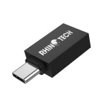 RhinoTech redukce USB-A 3.0 na USB-C černá