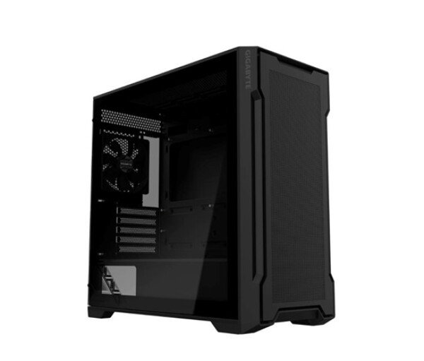 GIGABYTE case GB-C102G, Mid Tower, 2x USB3.0, Průhledná bočnice, 2x 120mm Fan, černá EDF_524988