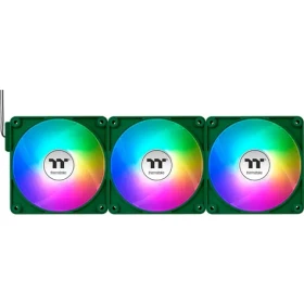 Thermaltake CT140 EX ARGB Sync PC Cooling Fan zelená / Hydraulic Bearing / 140mm / 30.7dB @ 1800rpm / 4 pin / 3ks (CL-F222-PL14RG-A)