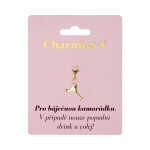 Zlatý přívěsek drinku - Báječná kamarádka - Albi
