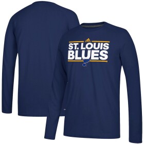 Pánské Tričko St. Louis Blues Adidas Dassler Climalite Long Sleeve Velikost: S
