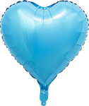 Fóliový balónek Srdce světle modrá - Moje party