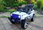 Mamido Elektrické autíčko Jeep Raptor 4x4 bílé