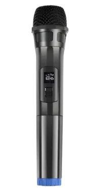Puluz PU628B černá / Bezdrátový mikrofon / UHF / Kardioidní / Jack 3,5 mm / Dosah 30 m (PU628B)