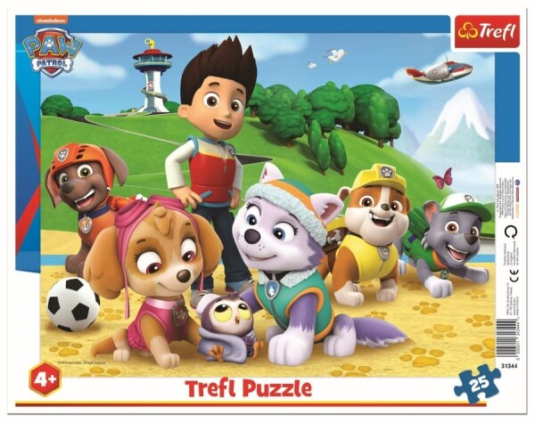 TREFL Puzzle Paw patrola na stopě 25 dílků deskové