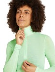 Dámské merino tričko s dlouhým rukávem ICEBREAKER Wmns 175 Everyday LS Half Zip, Glass velikost: M