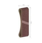 BOSCH 2608606002 X440 / Brusný pás na dřevo / Zrnitost P80 / 60 × 400 mm / 3 ks (2608606002)