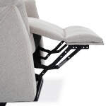 Polohovací křeslo, elektrické zabudované ovládání, béžová, látka, TV-929 CRM2