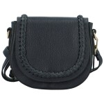 Luxusní dámská kožená crossbody kabelka Alex, tmavě modrá