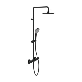 VILLEROY & BOCH - Universal Showers Sprchový set s termostatem, průměr 23 cm, 3 proudy, matná černá TVS109002UK0K5
