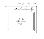 Keramický dřez Villeroy & Boch Subway Style 60 S, 336601i4, Graphit 336601i4