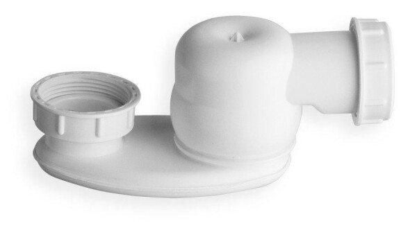 POLYSAN Sifon s převlečnou matkou 1“1/2, výška 42mm, bílá 71712
