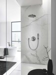 GROHE - Rainshower Cosmopolitan Hlavová sprcha Cosmopolitan 310 s ramenem 38 cm, 1 proud, kartáčovaný tmavý grafit 26066AL0