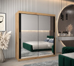 Šatní skříň Abi T3 Barva korpusu: Bílá, Rozměry: 100 cm, Dveře: Bílá