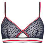 Dámská nevyztužená podprsenka Sheer Stripe UW0UW02762-DW5 - Tommy Hilfiger M