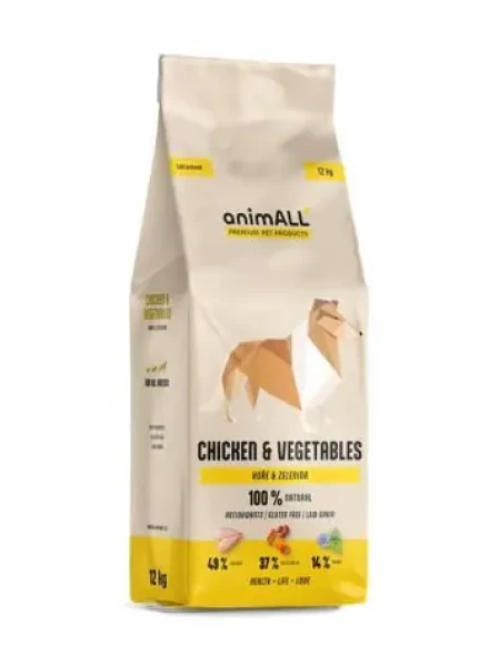 AnimALL Chicken Vegetables 12 kg / psí granule (111374)