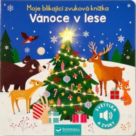 Moje blikající zvuková knížka Vánoce v lese - Kasia Dudziuková