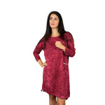 HOSH Mikinové šaty DREAM Velikost: UNI, Barva: Hnědá