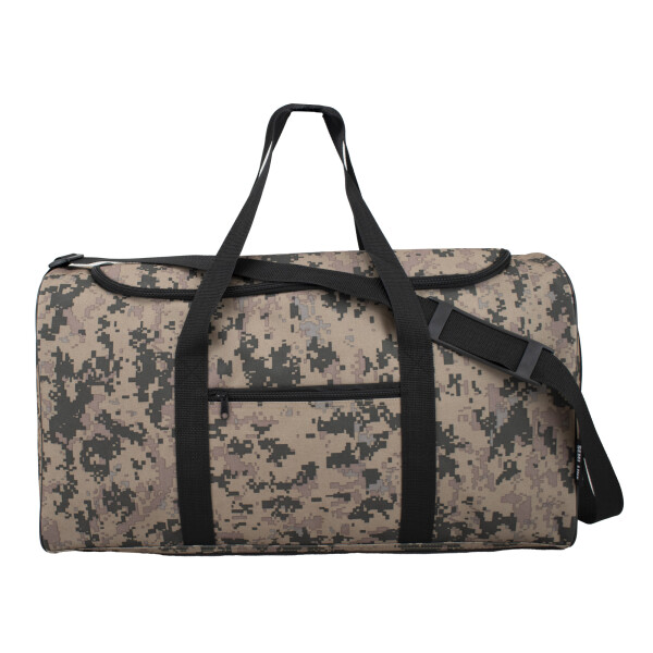 Fitness taška Semiline A3032-3 Beige Camo 33 cm x 60 cm x 30 cm