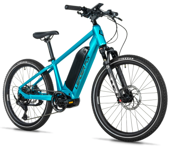 Horské (MTB) elektrokolo LEADER FOX WEENY 24", model 2026-1, baterie 17,4Ah/626Wh, light Blue