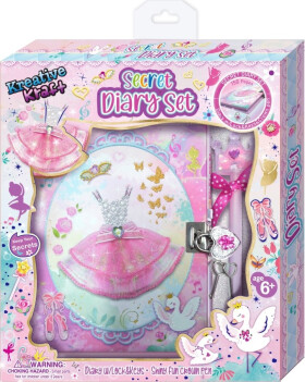 Tajný deník – sada s ozdobnou tužkou