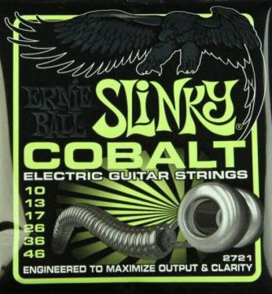 Ernie Ball P02721 Cobalt Regular Slinky - .010 - .046