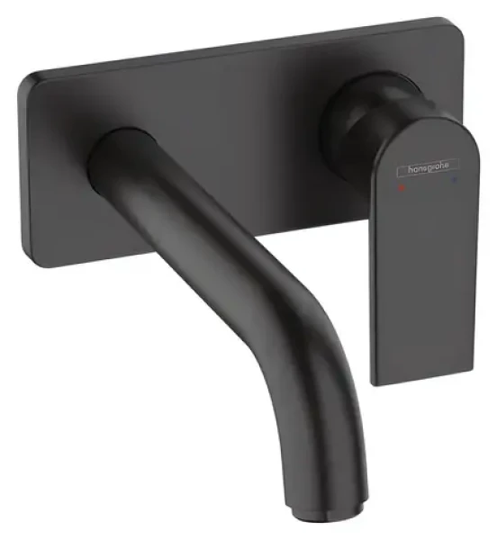 Hansgrohe Umyvadlová baterie pod omítku EcoSmart matná černá / Podomítková baterie / AirPower / EcoSmart 5 l/min (71578670)