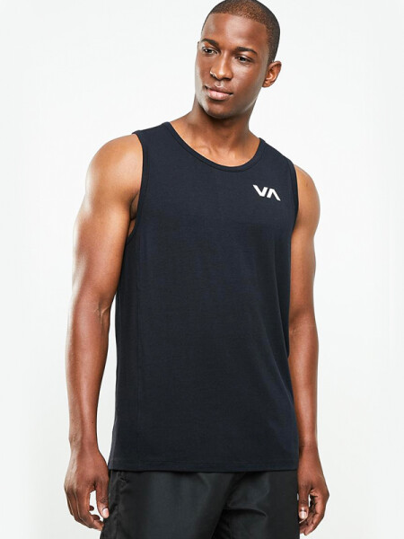 RVCA VA VENT SLEEVELESS black pánské tílko - XL