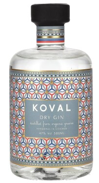 Koval DRY Gin 47% 0,5 l (holá lahev)