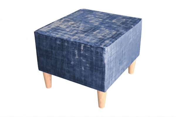 Taburet Bresso - látka Mafera látka: Mafera 25 - modrá